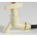 White plastic water tap ABS faucet